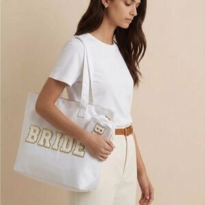 White Bride Tote Bag